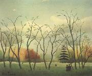 Henri Rousseau The Promenade oil on canvas